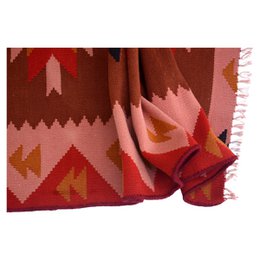 Vintage Handmade Robin Red Kilim Rug