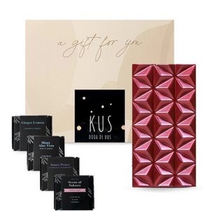 Kuss durch die Busbox – Teepaket als Geschenk