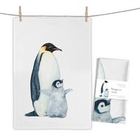 Penguin Love tea towel