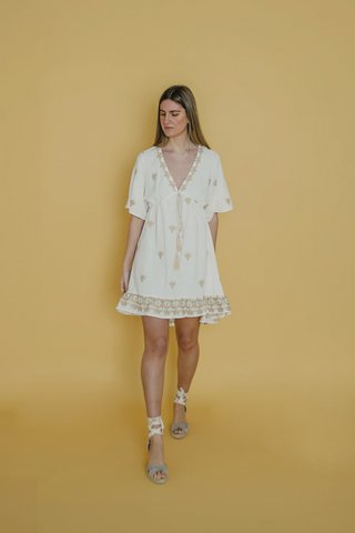 White Vega dress