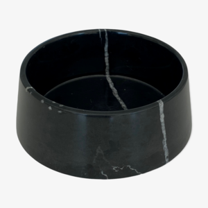 Marble food bowl | black | Ø23 cm