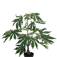 Künstliche Pflanzenhanf Cannabisblätter 60 cm