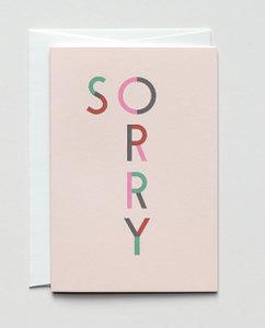 Grußkarte Lucky Letters Sorry