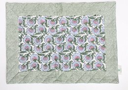 Placemat Quilted | Set van 2 | Thistle Blue