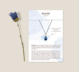  Amazonite pendant necklace, natural stone, calming and soothing properties, simple and elegant design, silver-tone chain.