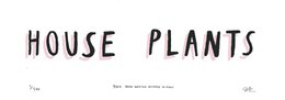 House plants print