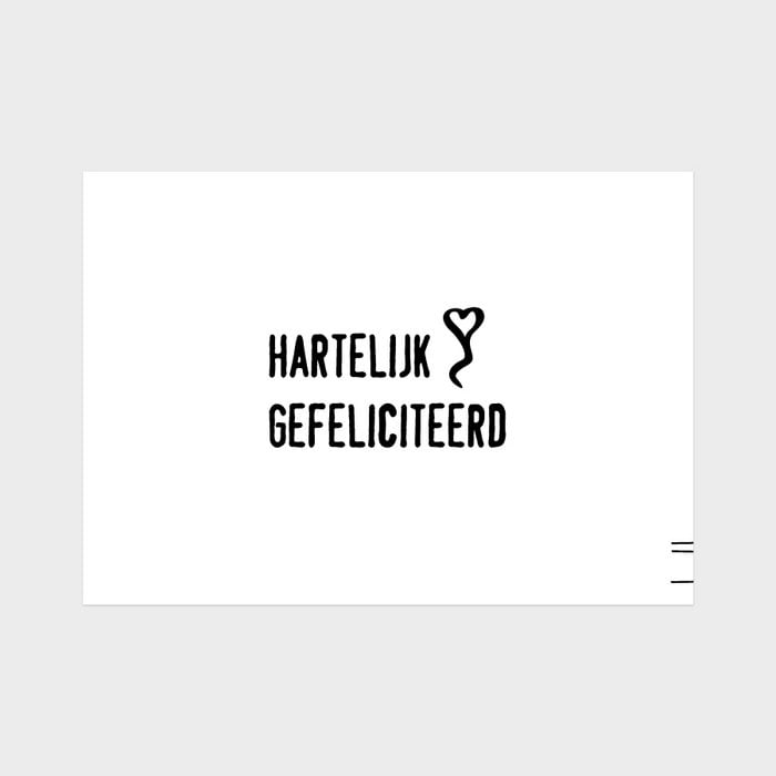 Hartelijk gefeliciteerd