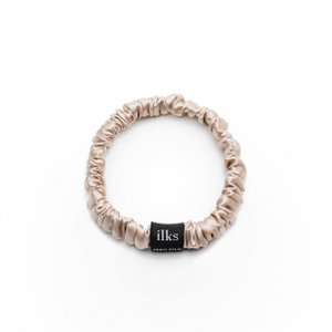 Silk Scrunchie S Size Beige