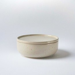 Skål 16 cm Stokrose - sand & pletter - 600 ml