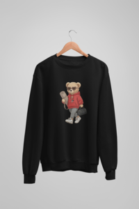 Yoga Girl Teddy Bear Sweatshirt