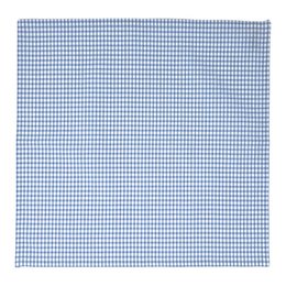 Serviette de table petit vichy bleu ciel - Marmara - Lot de 2