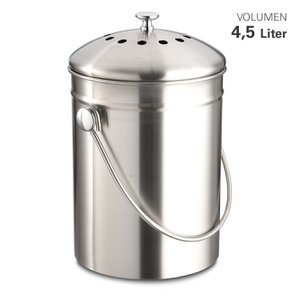 Biomüll-Abfalleimer 4,5 Liter inkl. Kohlefilter