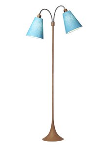 VLOERLAMP VOETGANGERS HOUT LOOK 300275 + 2 X 172242