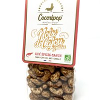 Aperipop Grilled cashews with Cajun spices