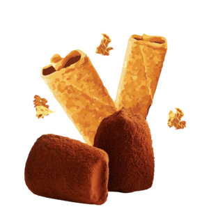 Crispy Crepe Dentelle Chocolate Truffles - bulk