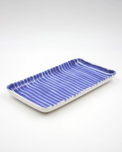 Blauw me weg steengoedlade