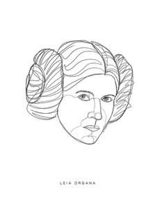 Sanders & Sanders-poster Star Wars Classic Force staat tegenover Leia