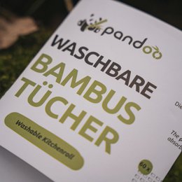 Küchenrolle aus Bambus | waschbar und wiederverwendbar