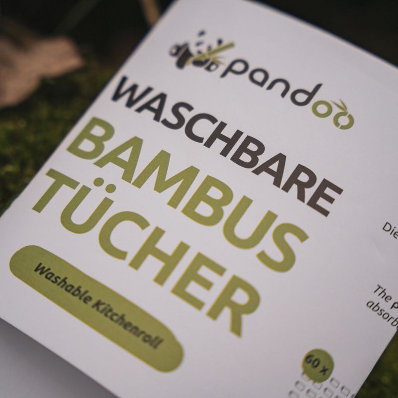 Küchenrolle aus Bambus | waschbar und wiederverwendbar