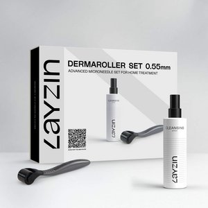0.55 mm Dermaroller SET including Cleansing Spray