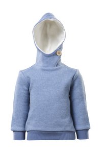 Hoodie, Blue Melange