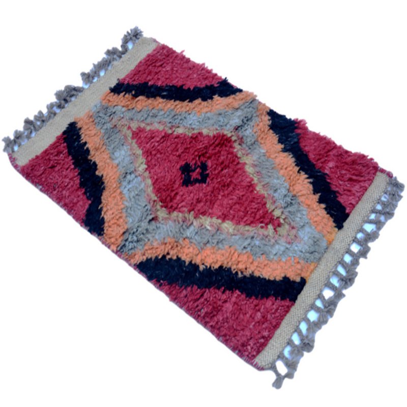Tapis Moelleux Berbère Cornell Rouge
