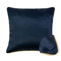 kussen satijn navy 45x45cm