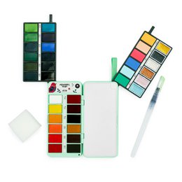 Juego de pintura de acuarela con 36 colores