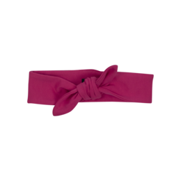 Bright pink headband with bow for kids. Suitable for ages 0-10 years.