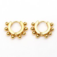 Oorbellen stainless steel GOUD - E60833045299