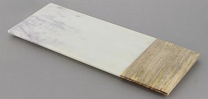 Servier-/Schneidebrett CHOP, Marmor/Mangoholz – Groß