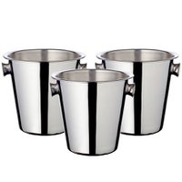 Champagne Kühler Joey Set van 3, Ø 21 cm, Edelstahl