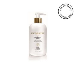 A 500ml bottle of hair and body wash with a pump dispenser. The product is white in color with a gold-colored pump.