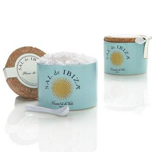Sal de Ibiza - Keramische pot Fleur de Sel lepel