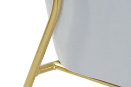 BUTACA POLIESTER METALL 62X75X85 AZUL CELESTE MB190878