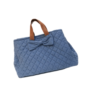 Tragenbeutel mit Strik Jersey 42x28cm