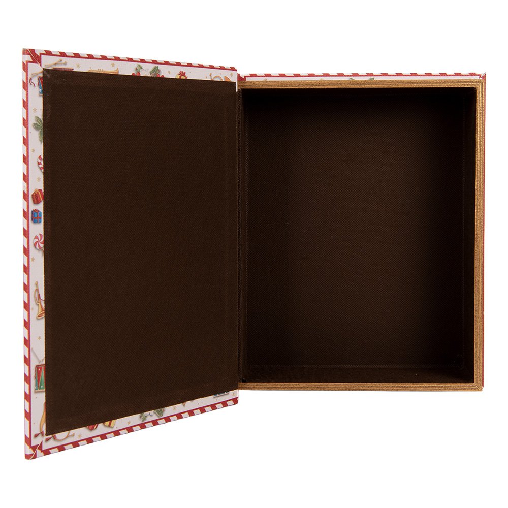 Opbergdoos Set van 3 Boeken 27x22x7 / 22x17x6 / 17x12x4 cm Wit Kunststof