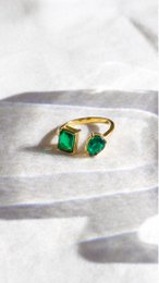 Helena - Pæreformet forlovelsesring vintage
