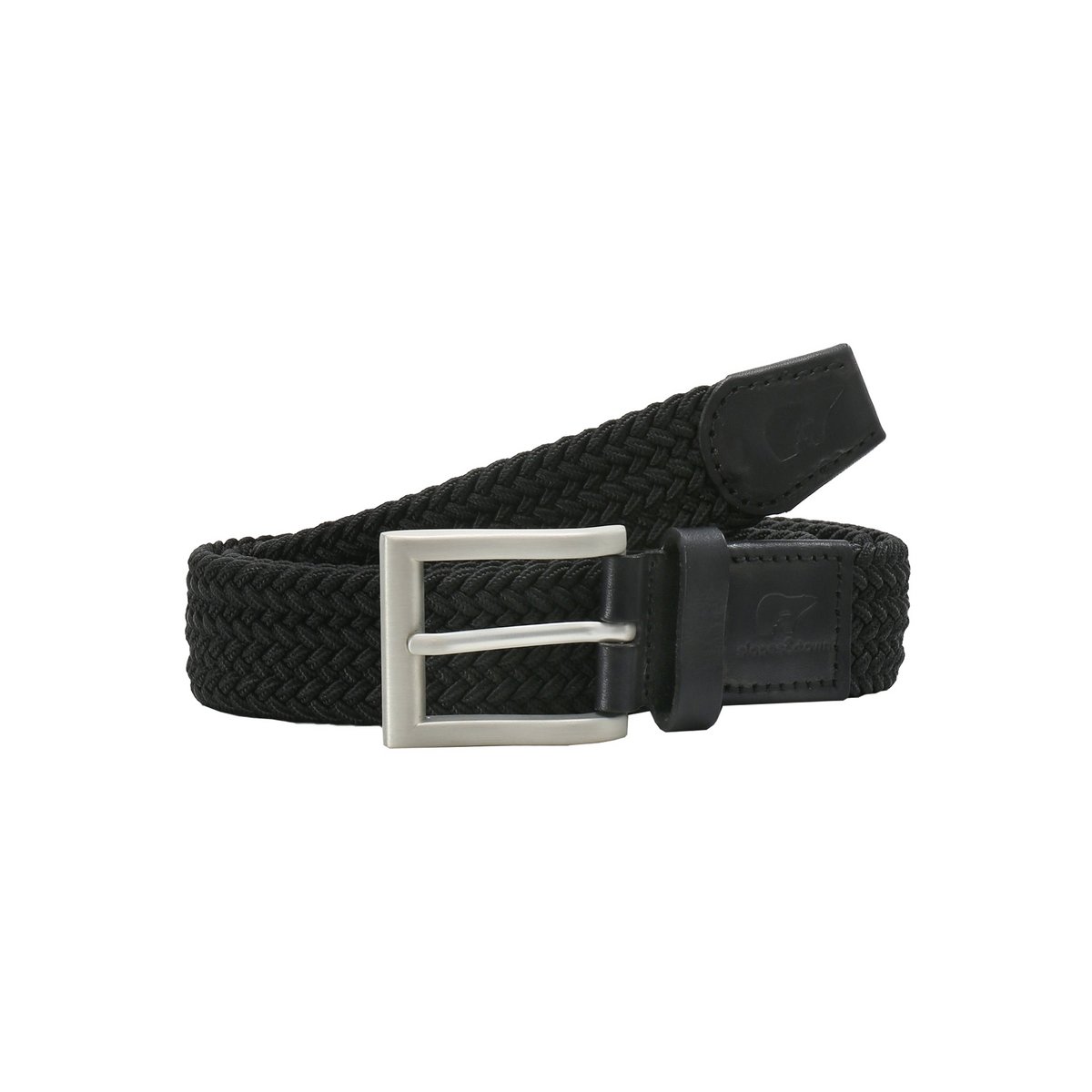 Recycled Elastic Woven Belt Virgil Black