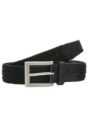 Recycled Elastic Woven Belt Virgil Black