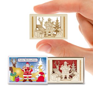 Weihnachtsmann-Silhoubox S