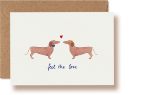 feel the love | Grußkarte