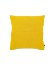 Cushion cover in a vibrant yellow color, made of high-quality materials for a comfortable and stylish addition to any living space.