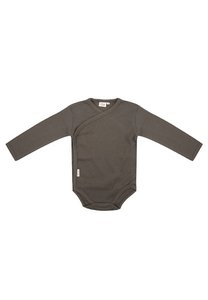 Langarm-Ripp-Body – Dusty Olive