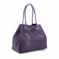 Sac cuir LOLA - Purple - Made in Italy