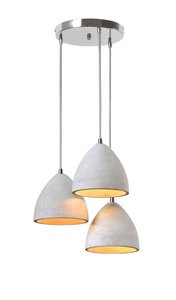 Hanging lamp 3 flames round