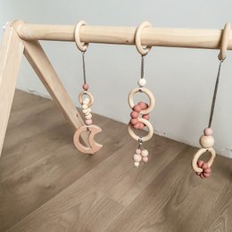 Babygym toys / Moon - blush