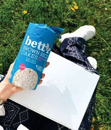 Brown Rice Cakes Himalayan Salt, organic, Bett'r, 120g