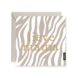 Greeting Card Dear Mom | gold foil