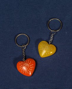 105 key trailer heart with sun - bacon stone